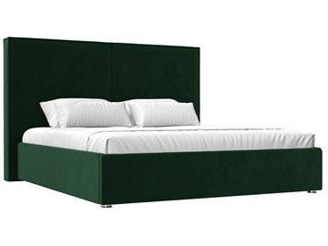 Кровать с подъемным механизмом Аура 160, Зеленый (Велюр) в Магадане