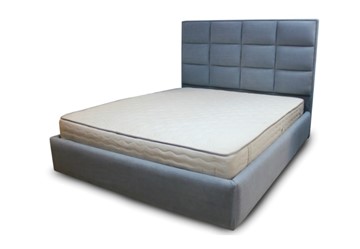Кровать с подъемным механизмом с мягким изголовьем Беатрис 92х215 см в Магадане