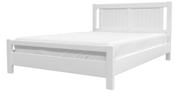 Полуторная кровать Ванесса из массива сосны (Белый Античный) 140х200 в Магадане