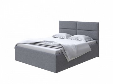 Кровать односпальная Clever 80х190 без кроватного основания Искусственная шерсть (Лама темно-серый) в Магадане