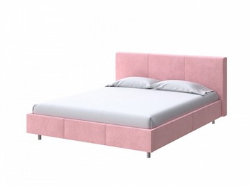 Односпальная кровать Novo 90х200 Велюр (Casa Жемчужно-розовый) в Магадане
