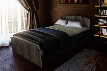 Кровать в спальню 1200х2000 с низкой ножной спинкой в Магадане