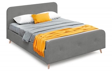 Кровать односпальная Мебельград Сиерра 1200 (с основанием) Торонто серый в Магадане