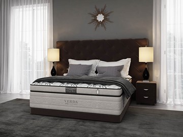Кровать спальная Style/Basement 160х200, Флок (Велсофт Спелая слива) в Магадане