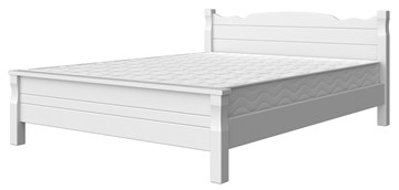 Спальная кровать Мюнхен-4 (Белый античный) 160х200 в Магадане