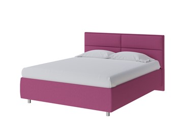 Кровать спальная Pado 140х200, Рогожка (Savana Berry (фиолетовый)) в Магадане