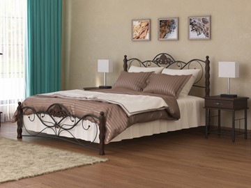 Спальная кровать Garda 2R 180х200, венге в Магадане