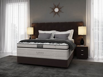 Спальная кровать Style/Podium M 160х200, Флок (Велсофт Спелая слива) в Магадане