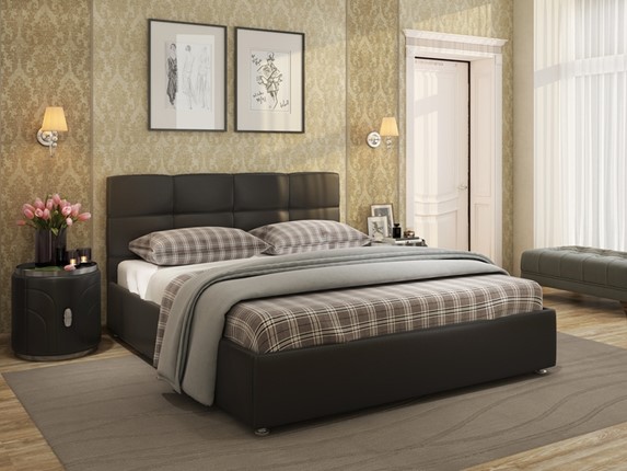 Кровать Jaklin размер 140*200 с основанием в Магадане - изображение