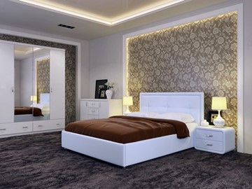 Спальная кровать Adele размер 140*200 с основанием в Магадане