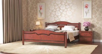 Спальная кровать СВ-Стиль Лидия 160*200 с основанием в Магадане