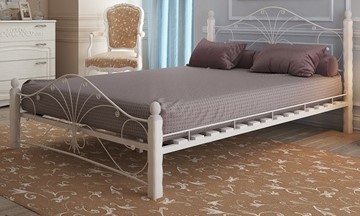 Кровать Фортуна 1, 1600, белый/белый в Магадане