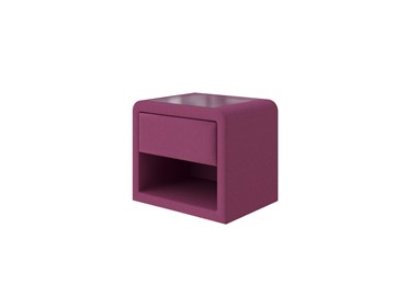 Тумбочка Cube 52х41, Рогожка (Savana Berry (фиолетовый)) в Магадане