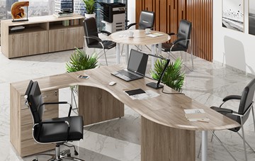 Набор мебели в офис Wave 2, рабочий стол и конференц-стол в Магадане