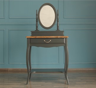 Стол туалетный Leontina с зеркалом (ST9321BLK) Черный в Магадане - предосмотр