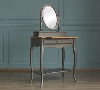 Стол туалетный Leontina с зеркалом (ST9321BLK) Черный в Магадане - предосмотр 4