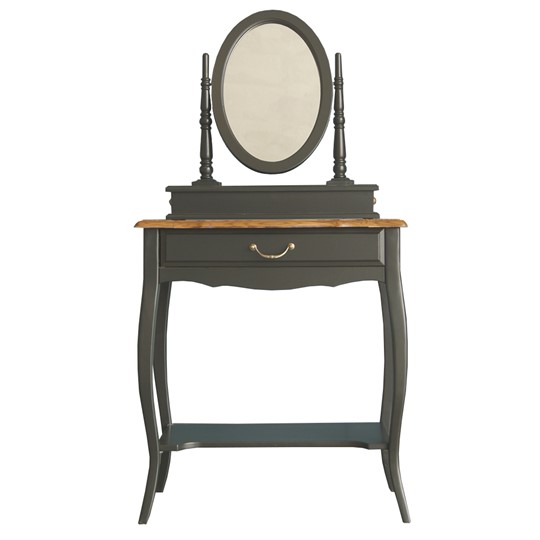 Стол туалетный Leontina с зеркалом (ST9321BLK) Черный в Магадане - изображение 5