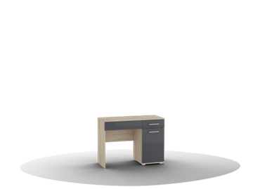 Косметический стол Silvia, Ст-01, цвет фасада антрацит в Магадане