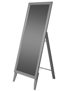 Зеркало напольное в спальню Мебелик BeautyStyle 29 (131х47,1х41,5см) Серый в Магадане