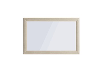 Зеркало настенное 90х60, Замша кремовая в Магадане