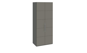 Шкаф распашной Наоми с 2-мя дверями, цвет Фон серый, Джут  СМ-208.07.03 в Магадане