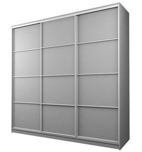 Шкаф 3-х створчатый MAX МШ-27-6-24-111, Профиль Белый/Цвет Серый в Магадане