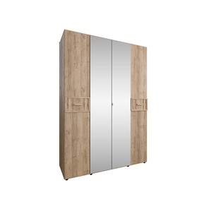Шкаф для одежды Глазов МФ SCANDICA OSLO 555, ФАСАД Зеркало/Стандарт в Магадане