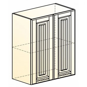 Шкаф на кухню Бавария L600 H720 (2 дв. гл.) в Магадане