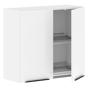 Кухонный шкаф с посудосушителем IBIZA Белый MHSU 8072.1P (800х320х720) в Магадане