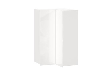 Шкаф кухонный угловой высокий Шервуд, ЛД 281.570.000.170, белый/белый глянец в Магадане