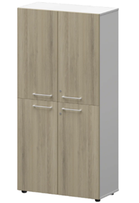Шкаф с 4-мя дверьми Kortez СМШ48.2.28F, Кронберг/белый брилиант в Магадане