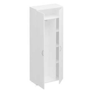 Шкаф для одежды с дополнением Комфорт, белый премиум (80х38х200) К 531 в Магадане