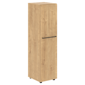 Шкаф узкий средний с глухой дверью LOFTIS Дуб Бофорд LMC 40.1 (400х430х1517) в Магадане