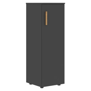 Средний шкаф колонна с глухой дверью правой FORTA Черный Графит  FMC 40.1 (R) (399х404х801) в Магадане