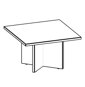 Конференц-стол ТСТ 1212 Z (1200x1200x750) в Магадане