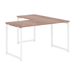 Письменный стол угловой левый XTEN-Q Дуб-сонома- белый XQCT 1415 (L) (1400х1500х750) в Магадане