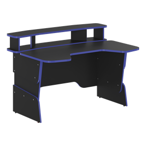 Стол для компьютера SKILLL STG 1390, Антрацит/ Дельфт (Синий) в Магадане