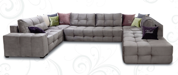 П-образный диван Италия 405х230х255х80 в Магадане