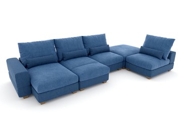 П-образный диван V-10-M П (П1+Д4+Д2+УС+ПС), Memory foam в Магадане