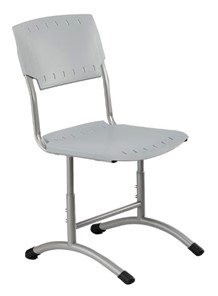 Детский стул регулируемый Отличник.3 5-7, Серый RAL 7040/Светло-серый в Магадане