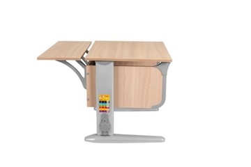 Детский стол-трансформер 6/60 (СУТ.47) + Polka_z 6/600 Ясень/серый/серый в Магадане