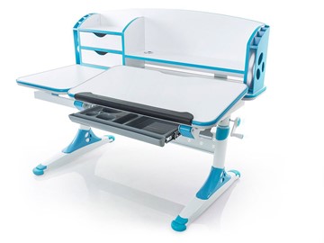 Детский стол-трансформер Mealux Aivengo-L, EVO-720 WB, синяя в Магадане