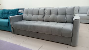 Прямой диван Татьяна 5 БД Граунд 05 серый в Магадане