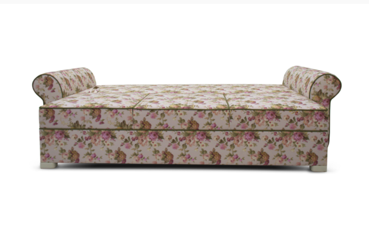 Прямой диван Ameli (Arcadia rose+shaggy green+glance bone) в Магадане - изображение 4
