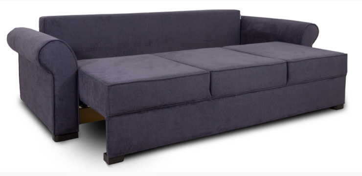 Прямой диван Ameli (Atlanta plum + Tiffany vanila) в Магадане - изображение 3