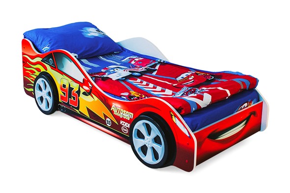 Детская кровать-машина Тачка красная в Магадане - изображение