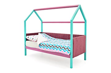 Детская кровать-домик «Svogen лаванда-мятный» мягкая в Магадане - предосмотр