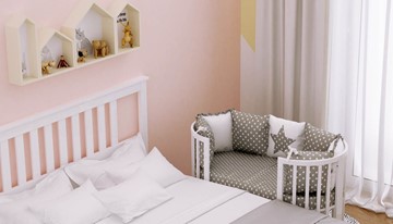 Детская кроватка-трансформер POLINI Kids Simple 911 Белый в Магадане - предосмотр 7