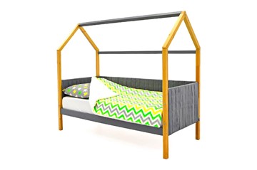Кровать-домик в детскую «Svogen дерево-графит» мягкая в Магадане