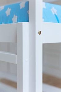 Детская 2-этажная кровать Домик с ящиками, цвет белый в Магадане - предосмотр 4